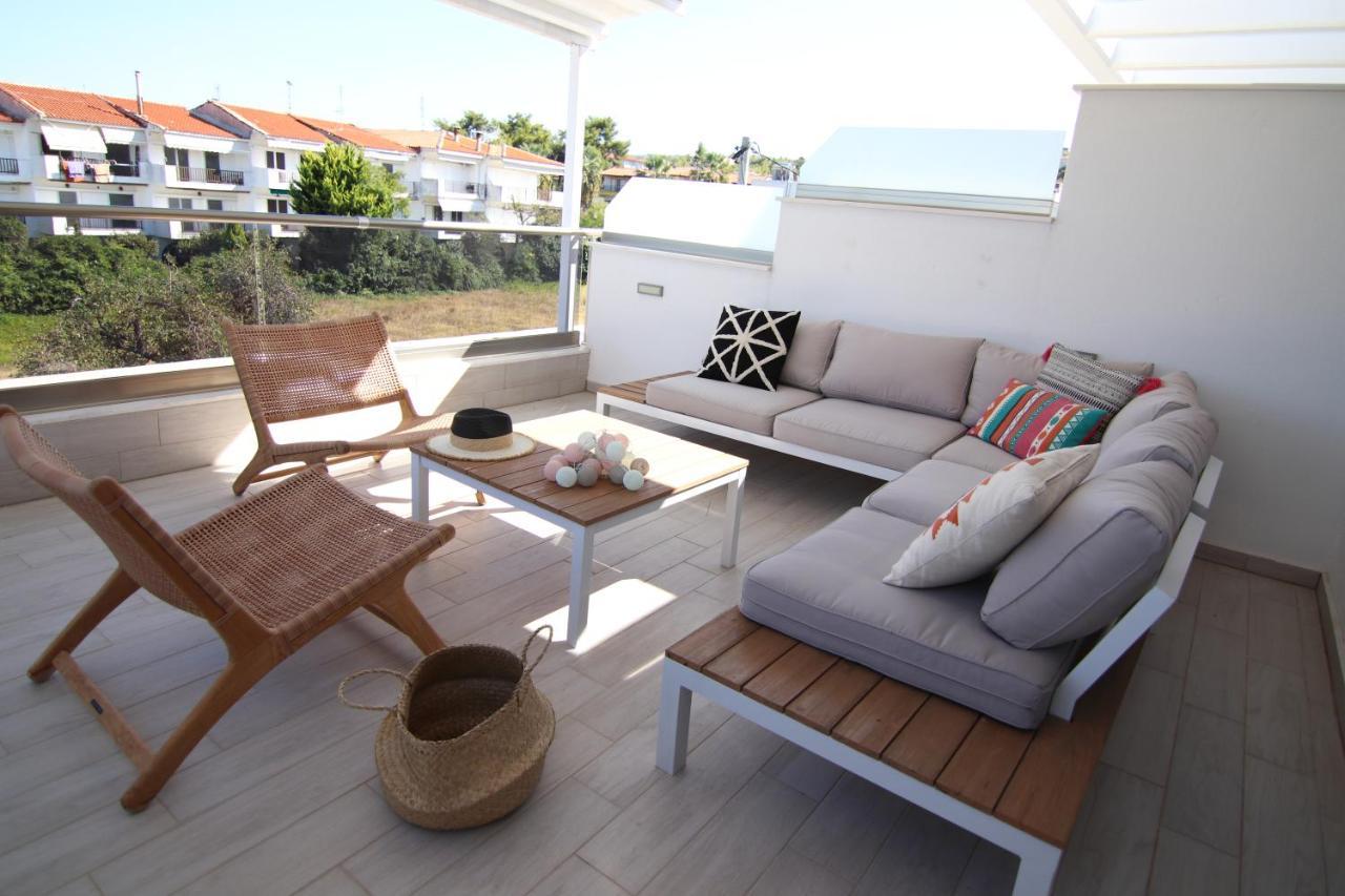 Hanioti Suite Maisonette In Front Of The Sea 外观 照片